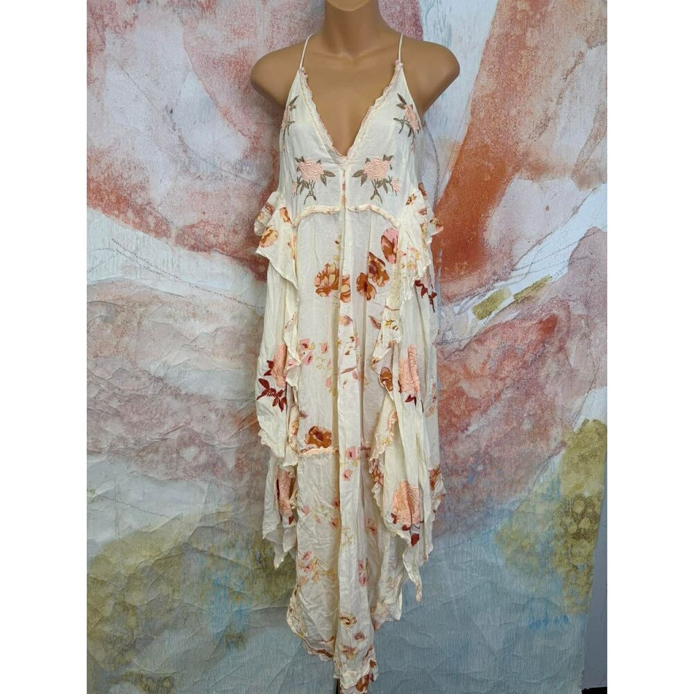 Free People Audrey Embroidered Maxi Dress - Picture 5 of 8